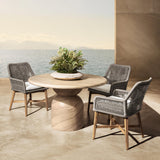 Portola Warm Sandstone Outdoor Dining Table - Ornate Home