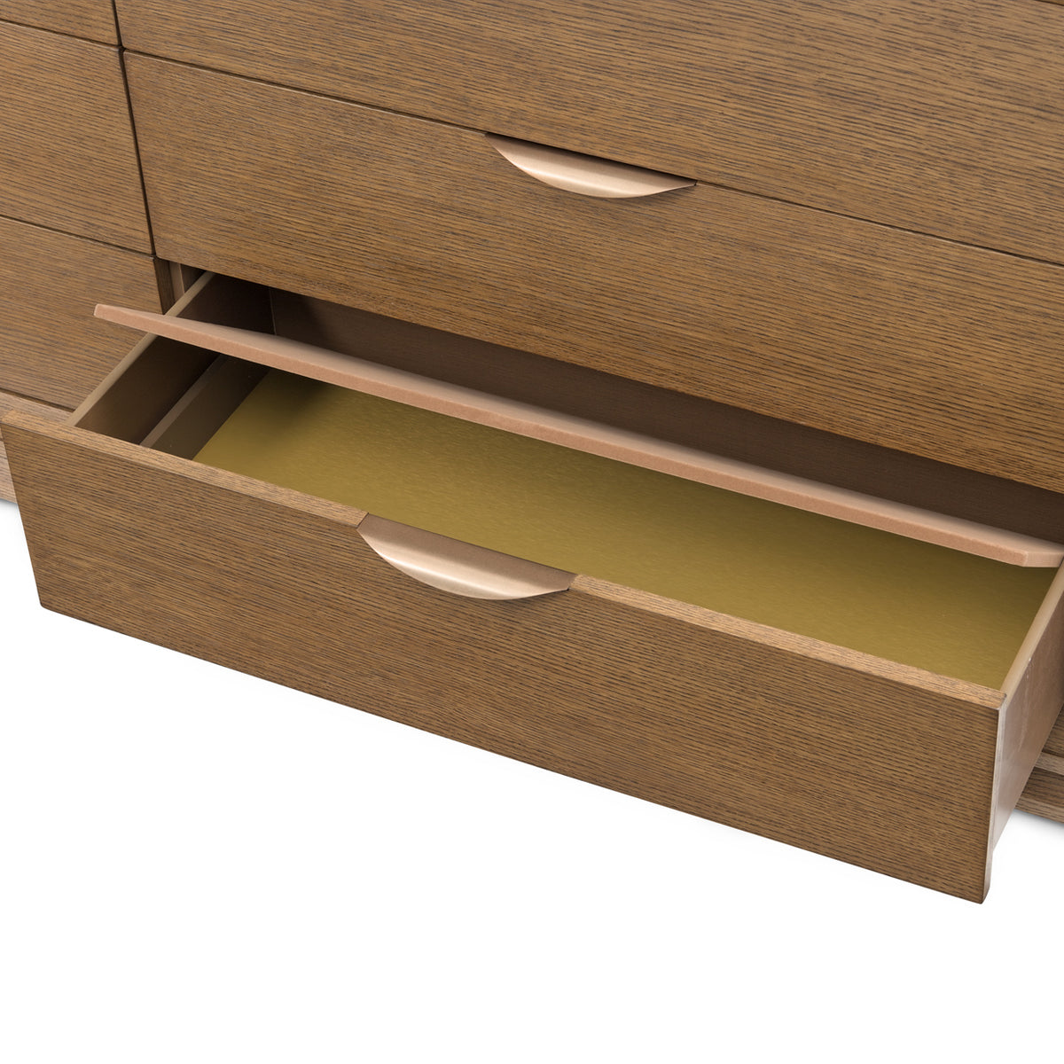 Portrait Sienna Brown Dresser with LED Lights