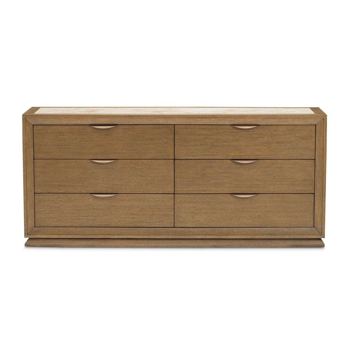 Portrait Sienna Brown Dresser with LED Lights