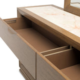 Portrait Sienna Brown Dresser with LED Lights