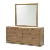 Portrait Sienna Brown Dresser with Mirror