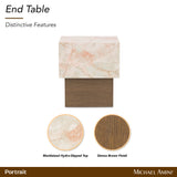 Portrait Sienna Brown End Table