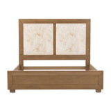 Portrait Sienna Brown Queen Panel Bed with LED Lights