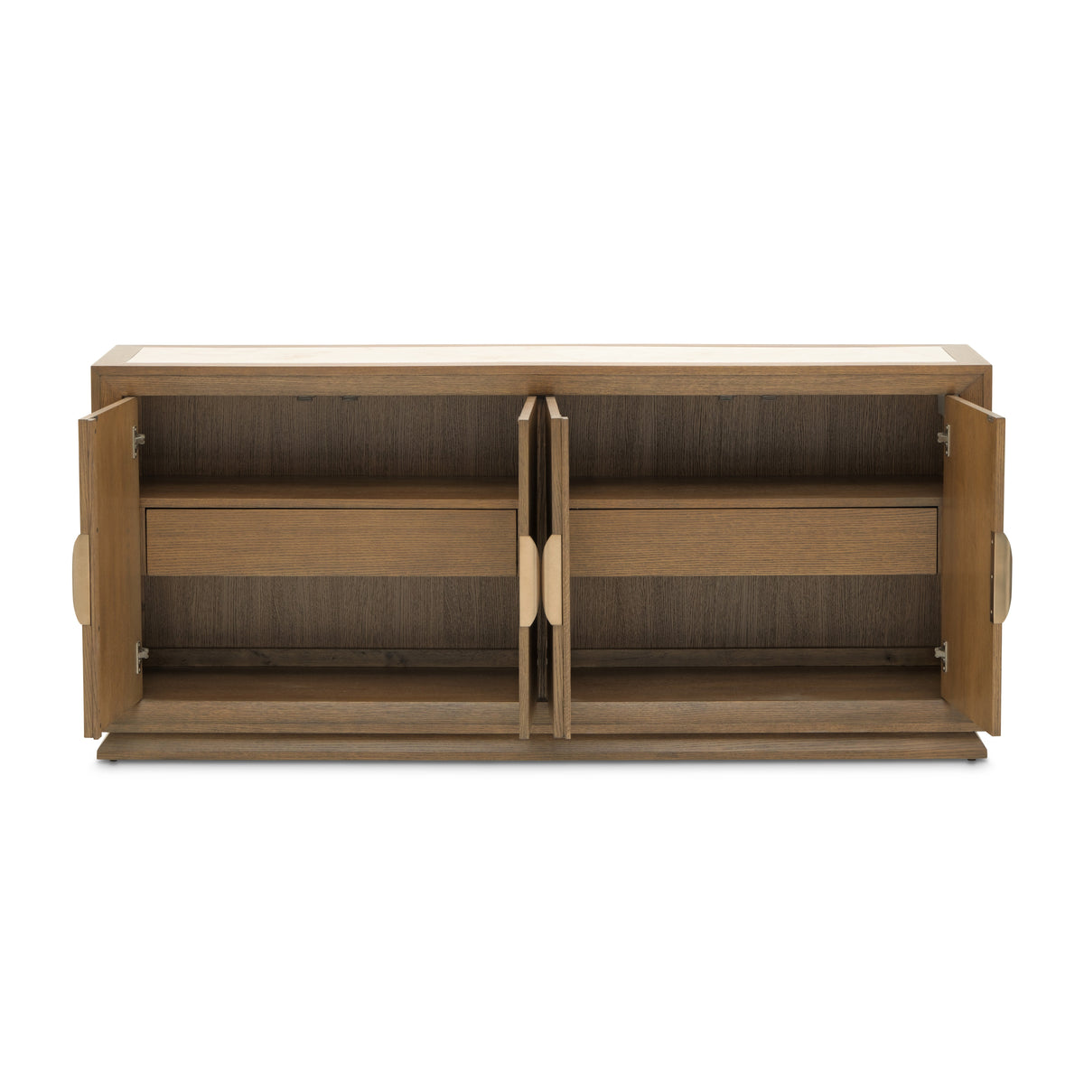 Portrait Sienna Brown Sideboard with LED Lights