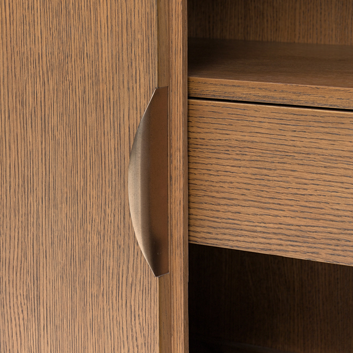Portrait Sienna Brown Sideboard with LED Lights