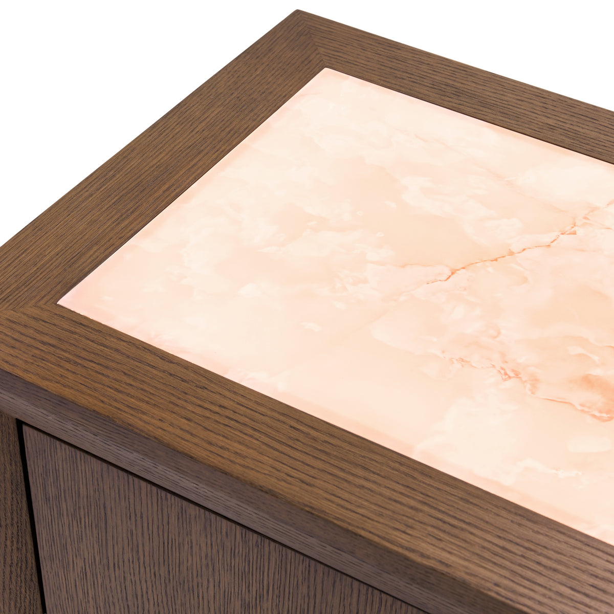 Portrait Sienna Brown Sideboard with LED Lights