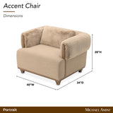 Portrait Sienna Brown/Toffee Accent Chair