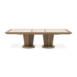 Portrait Sienna Brown Wide Rectangular Dining Table