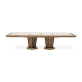 Portrait Sienna Brown Wide Rectangular Dining Table