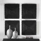 Portside Black Wood Wall Panel - Ornate Home
