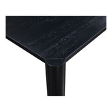 Post Black Large Dining Table - Ornate Home