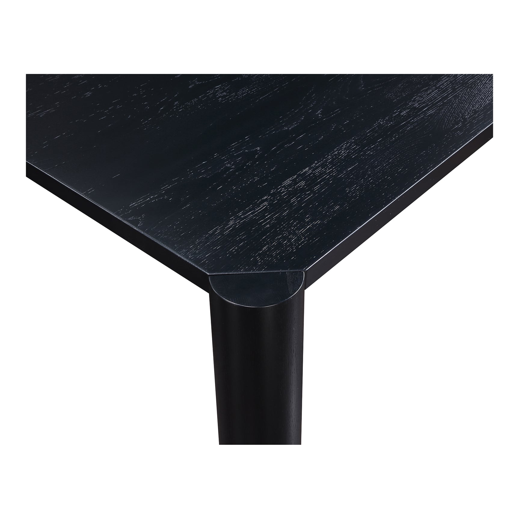 Post Black Large Dining Table - Ornate Home