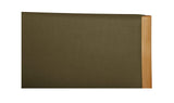 Post Dark Green Queen Bed Natural Oak - Ornate Home