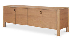 Post Natural Media Unit Oak - Ornate Home