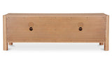 Post Natural Media Unit Oak - Ornate Home