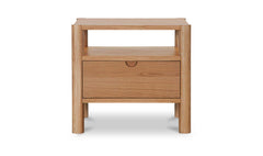 Post Natural Nightstand Oak - Ornate Home