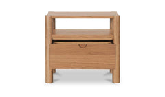 Post Natural Nightstand Oak - Ornate Home