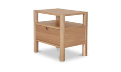 Post Natural Nightstand Oak - Ornate Home