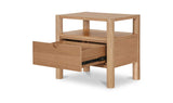 Post Natural Nightstand Oak - Ornate Home