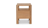 Post Natural Nightstand Oak - Ornate Home