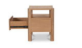 Post Natural Nightstand Oak - Ornate Home
