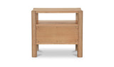 Post Natural Nightstand Oak - Ornate Home