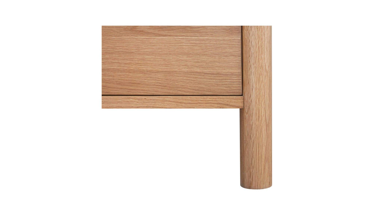 Post Natural Nightstand Oak - Ornate Home