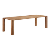 Post Natural Oak Large Table - Ornate Home