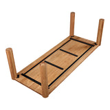 Post Natural Oak Large Table - Ornate Home