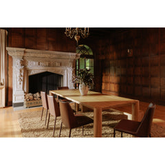 Post Natural Oak Large Table - Ornate Home