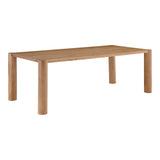Post Natural Oak Small Dining Table - Ornate Home