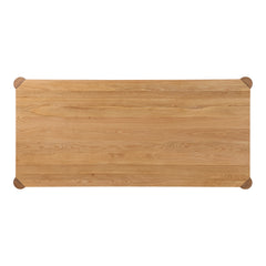 Post Natural Oak Small Dining Table - Ornate Home