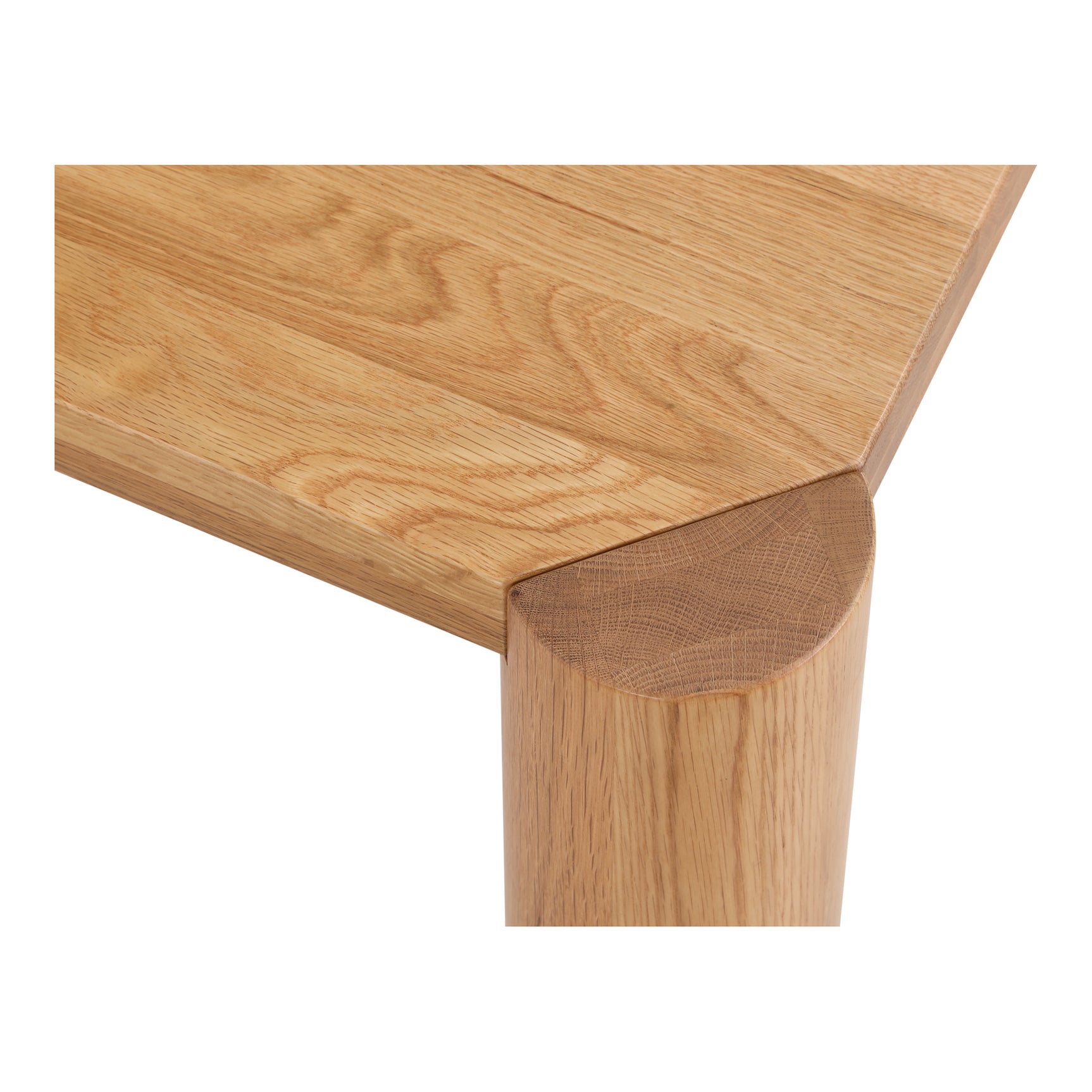 Post Natural Oak Small Dining Table - Ornate Home