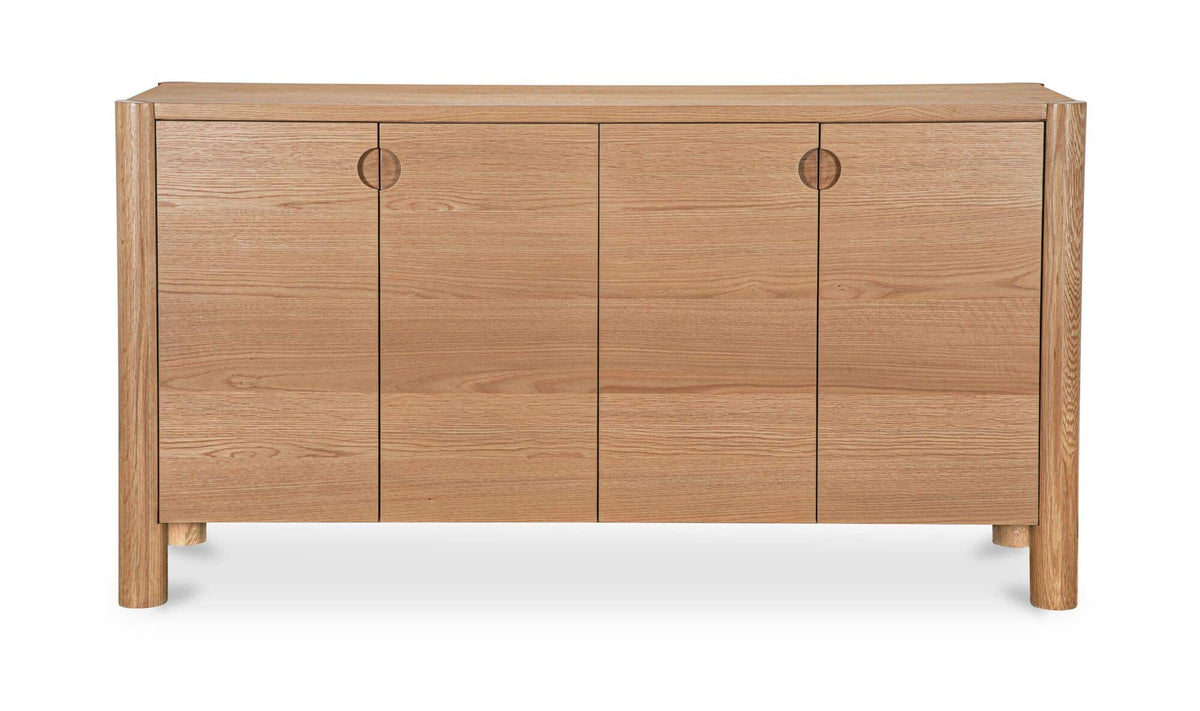 Post Natural Sideboard Oak - Ornate Home
