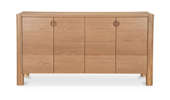 Post Natural Sideboard Oak - Ornate Home