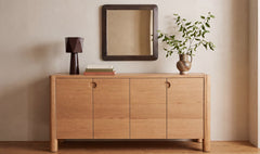 Post Natural Sideboard Oak - Ornate Home