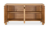 Post Natural Sideboard Oak - Ornate Home