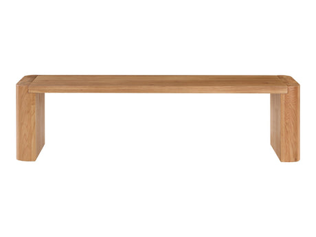 Post Natural Small Dining Bench - Ornate Home