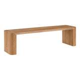 Post Natural Small Dining Bench - Ornate Home