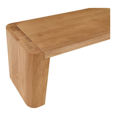 Post Natural Small Dining Bench - Ornate Home