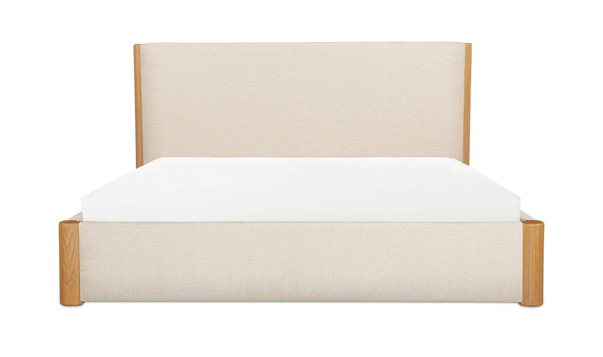 Post Oat King Bed Natural Oak - Ornate Home