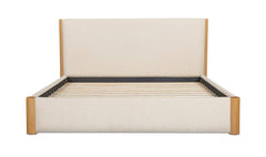 Post Oat Queen Bed Natural Oak - Ornate Home