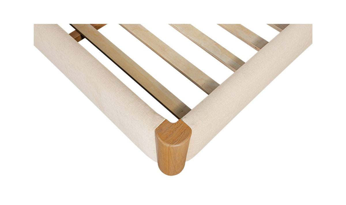Post Oat Queen Bed Natural Oak - Ornate Home