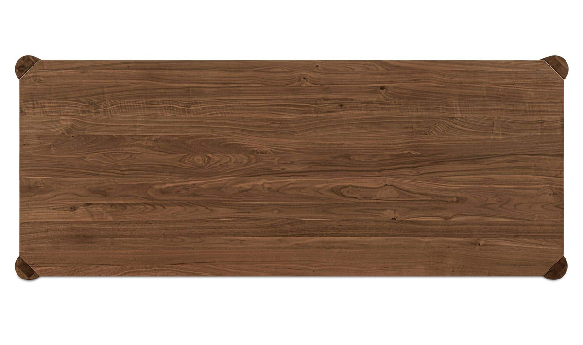 Post Walnut Large Dining Table - Ornate Home