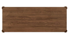 Post Walnut Large Dining Table - Ornate Home