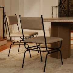 Posta Beige Dining Chair - Ornate Home