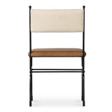 Posta Brown Leather Dining Chair - Ornate Home