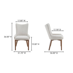 Potter Beige Dining Chair - Ornate Home