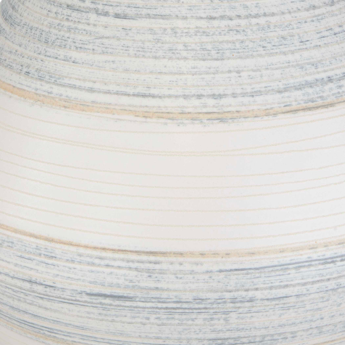 Potter Ivory Blue Striped Table Lamp - Ornate Home