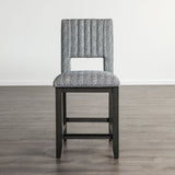 Potton Bluish Gray Counter Ht. Chair (Set of 2) - Ornate Home